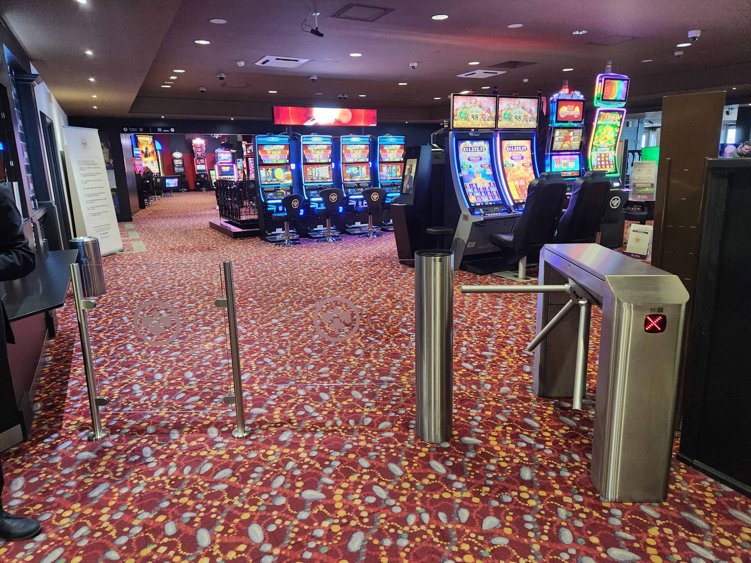 Solution de contrôle d’accès pour le Casino d’Étretat